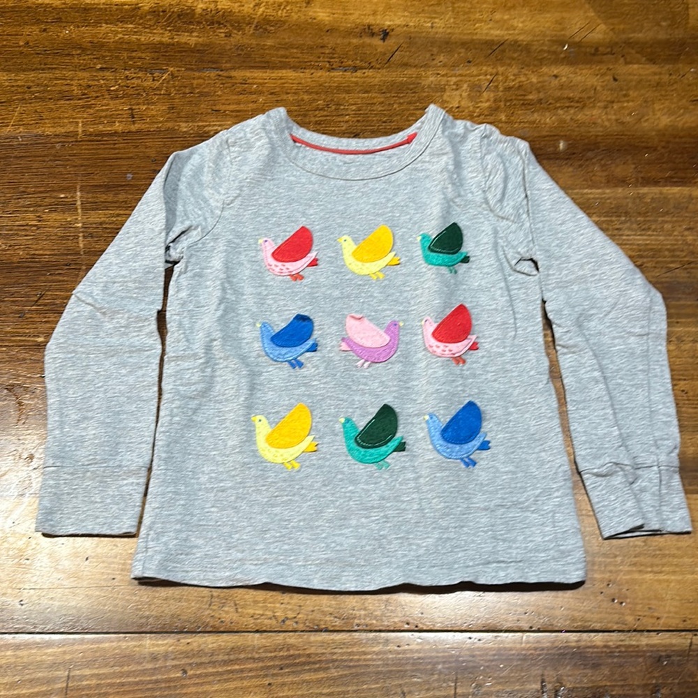 Mini Boden girl’s gray tshirt size 7/8